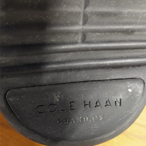 Mens Cole Haan, 2.ZEROGRAND, grey/black wing tip shoes-size 10M